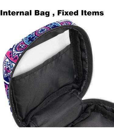 Stylish Indian Mandala Storage Bags for Women | Large Menstrual Cup Pocket & Zipper - Perfect for Period Inserts & Accessories - Buy Online on GoSupps.com