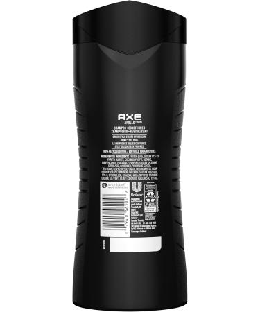 AXE 2-in-1 Shampoo and Conditioner for Clean & Strong Hair Apollo all-in-one for men 473 ml (Pack of 4) - Buy Online on GoSupps.com
