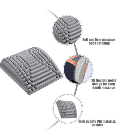 Nizirioo Refresh Neck & Back Stretcher - Ultimate Back & Neck Relief | Gray Adjustable Back Trainer for Pain Relief & Relaxation - Buy Online on GoSupps.com