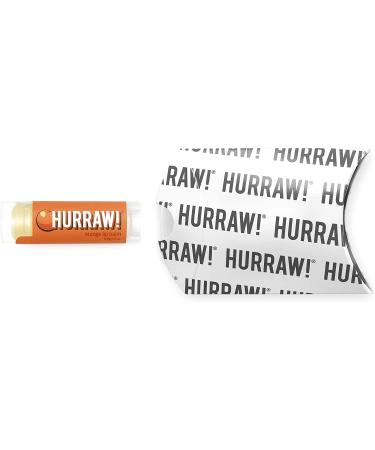 Hurraw! Orange Lip Balm .15 oz - Natural Hydrating Lip Care - Buy Online on GoSupps.com