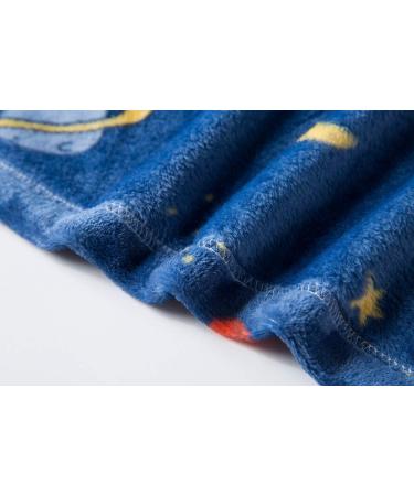 XINNE Boys & Girls Soft Bathrobe - Cute Flannel Hoodie Pajamas for Toddlers & Babies | Moonlight 120/5T Sleepwear - Buy Online on GoSupps.com