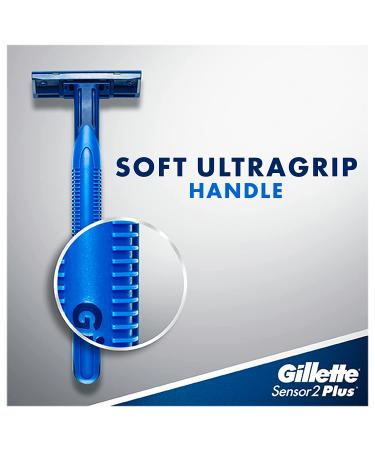 Gillette Sensor2 Plus Pivoting Head Men's Disposable Razors - 10 Count, Pack of 3 - Buy Online on GoSupps.com