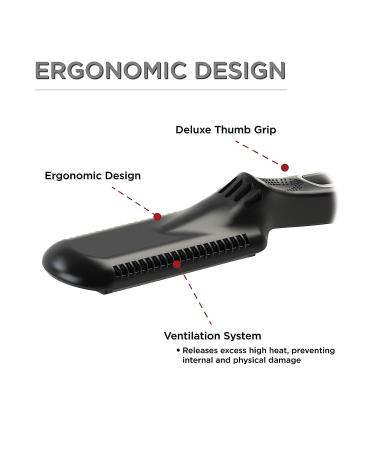 Titanium Flat Iron 1.5 Inch - CROC Classic Silver for Smooth & Sleek Hair - Buy Online on GoSupps.com