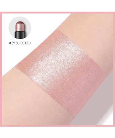 FOCALLURE Shimmer and Matte Cream Eyeshadow Stick - Long Lasting Waterproof Eye Shadow Pen for Women - High Pigment Eye Highlighter and Liner Makeup (SUCCEED) - Buy Online on GoSupps.com