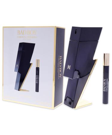 Carolina Herrera Bad Boy 2-Piece Travel Set for Men (3.4 Oz Eau De Toilette Spray + 0.34 Oz Eau De Toilette Spray) - Buy Online on GoSupps.com