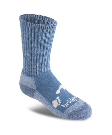 Bridgedale Unisex Kids Hike All Season Merino Endurance Socks L Storm Blue
