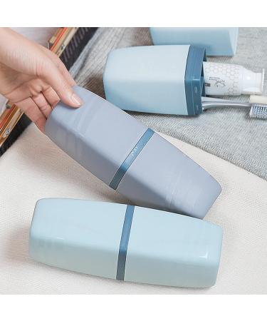 Forynxhwin Travel Tooth Cleaning Cups Set | 2-Piece Toothbrush Case for Camping Business Trips & Daily Use - Buy Online on GoSupps.com