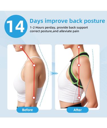 ALLWELL Back Brace & Posture Correction Belt - Pain Relief Shoulder Support & Back Straightener for Optimal Comfort - Buy Online on GoSupps.com