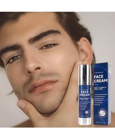 Ihdjasg Men's face cream 50 ml firming moisturizing cream skin care | 6-in-1 daily face moisturizer for day night travel and home use - Buy Online on GoSupps.com