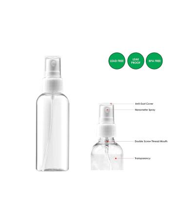 2OZ Travel Cosmo Spray Bottle Set of 12 - Refillable & Portable for eCommerce | International Shipping - Buy Online on GoSupps.com