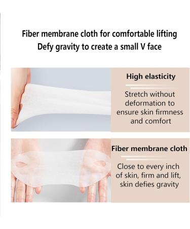 Snail Mucin Face Masks V-shape Facial Moisturizing Firming Mask Double Chin Reducer Collagen Mask Skincare Chin Mask for Skin Firming & Tightening Moisturizing Face Slimmer - Buy Online on GoSupps.com