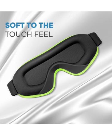 WAOAW 3D Light Blocking Sleep Mask for Men and Women - Green - Buy Online on GoSupps.com