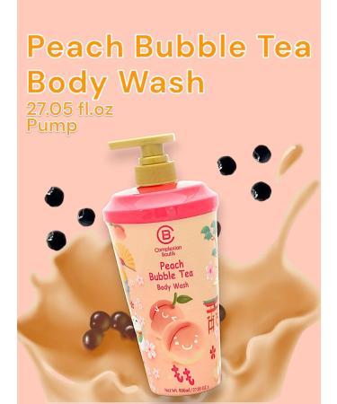 Peach Bubble Tea Body Wash - Nourishing & Refreshing Cleanser for Glow | International Shipping Available - Buy Online on GoSupps.com