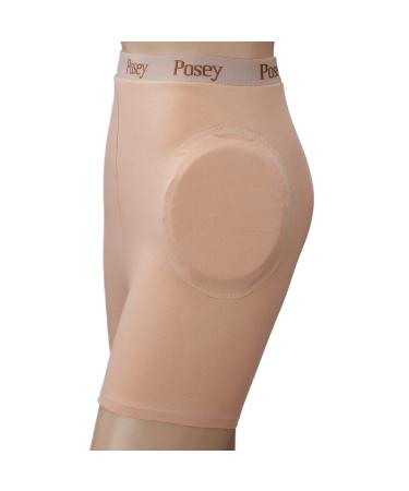 TIDI Posey Hipsters Unisex Large Qty: 1 Washable Comfortable Low-Profile Hip Protection Pads Hip Protectors for Elderly Care Seniors & Home Care (6016L) Hipsters Standard Brief Large