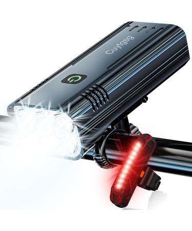 2023 New 6 LED 9000 Lumen Super Bright Bike Lights - 360 Rotatable Headlight | 10 Modes, 24+ Hrs Runtime, USB Rechargeable, Waterproof | Free Taillights | Night Riding Bicycle Light - Buy Online on GoSupps.com
