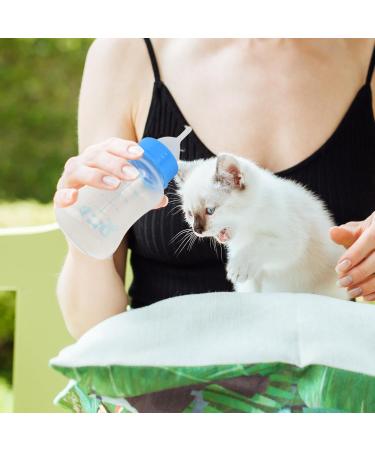 Breeding Bottle for Puppies & Kittens - 60ml & 150ml Pet Milk Bottle Set with Silicone Baby Bottle & Replacement Nipples - Ideal Feeding Tool for Dogs & Cats (Large Green) - Buy Online on GoSupps.com