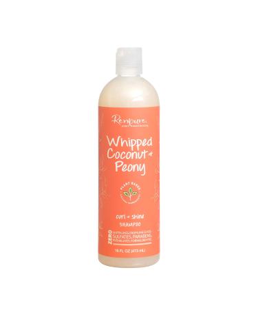 RENPURE Plant-Based Beauty Whipped Coconut & Peony Curl + Shine Shampoo 16 Fluid Ounce