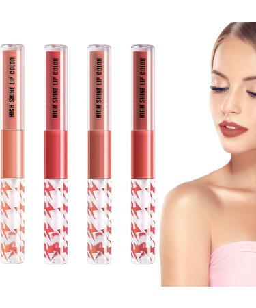 SenhE Lip Gloss PlumperWaterproof Glossier Lip Gloss Double Head Women Lip Makeup Accessories Makeup Mothers Day Gift for Girls and Women - Buy Online on GoSupps.com