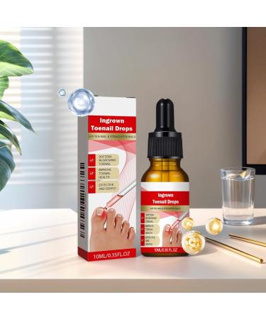  Mwqpgyh Nail and Toenail Strengthening Liquid 10ml Ingrown Toenail Corrector Drops Nighttime Travel Beauty Treatment for Dry Damaged Cracked Curved Fragile and Chipped Nails - Buy Online on GoSupps.com