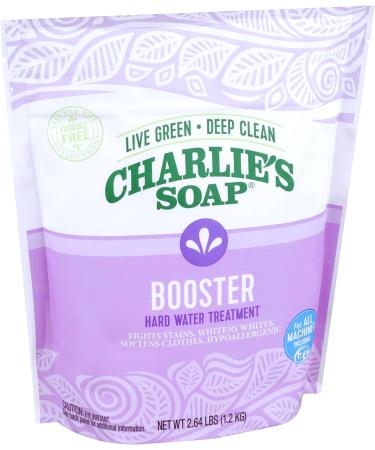 Charlie's Soap Booster & Hard Water Treatment (2.64 Lbs 2 Pack) - Natural Laundry Softener & Booster - Buy Online on GoSupps.com