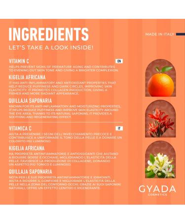 GYADA COSMETICS Contour des yeux et des l vres illuminateur action antioxydante contrecarre les signes de l ge et de l expression base de vitamine C 15 ml - Buy Online on GoSupps.com