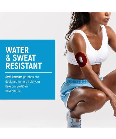 Dexcom G6 Adhesive Patch (Red) - Water Resistant & Strong Adhesive Patches - Buy Online on GoSupps.com