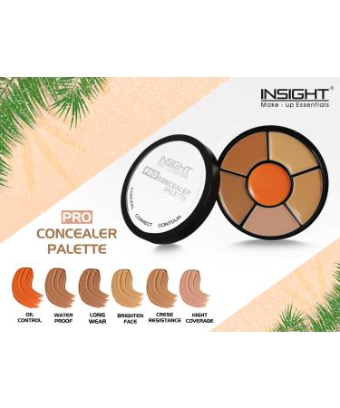 Insight Cosmetics Pro Concealer Palette - 15gm | Full Coverage Concealer Palette - Buy Online on GoSupps.com