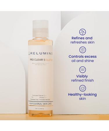 Relumins Clear Skin Toner with Salicylic Acid Neem Extract & Pear Ferment Balancing Facial Toner for Smooth Hydrated & Refreshed Complexion Gentle Daily Skincare Gift - 100ml - Buy Online on GoSupps.com