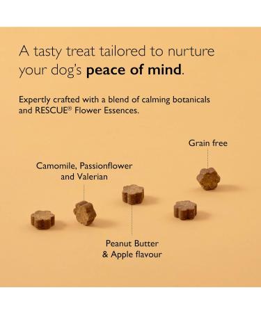Rescue Natural Dog Calming Chews with Botanicals - Soothing Support for Separation, Fireworks, Storms & Travel - Buy Online on GoSupps.com