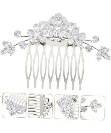 Didiseaon Bangs Comb Crystal Headband Pearl Wedding Hairpieces Bridal Hair Clip Hair Jewels for Women Hair Pearls Tiara Hair Accessories Rhinestones Aluminum Alloy Bride Hair Comb - Buy Online on GoSupps.com