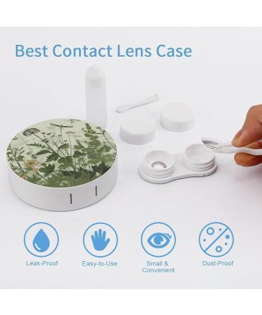 Optimized Meta Title: "Herb & Dragonfly Wings Contact Lens Case - Travel & Care Box for Clear Vision - Buy Online on GoSupps.com