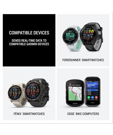 Garmin HRM 200 Swim Heart Rate Monitor - Black - Buy Online on GoSupps.com