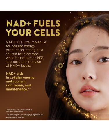 Swisse Plus NAD+ Beauty Restore | Clinically Tested Ingredients | NAD+ Supplement for Men & Women | Supports Collagen Formation, Skin Elasticity & Anti-Aging Supplement | 30 Capsules - Buy Online on GoSupps.com