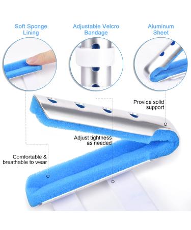 Sopito Finger Rail - 3 Piece Finger Protection Stacks for Arthritis & Immobilized Fingers - Blue - Buy Online on GoSupps.com