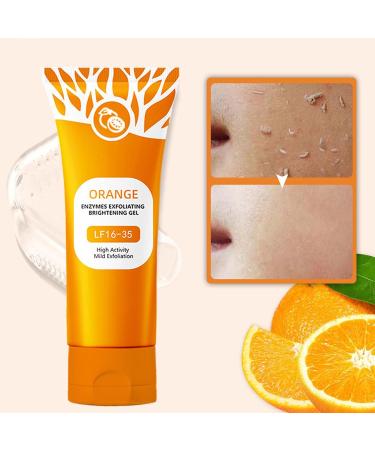Facial peeling natural orange peeling gel 50 g orange exfoliating brightening gel gently cleanses and improves skin condition 2 pieces - Buy Online on GoSupps.com