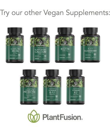PlantFusion Vegan Black Elderberry 1150 mg | 60 Vegan Capsules for Immunity Support - Buy Online on GoSupps.com