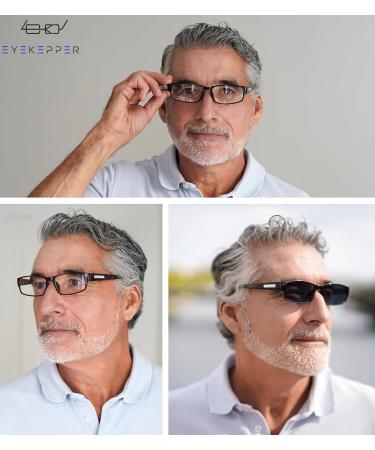 Buy Eyekepper 4 Pack Comfort Reading Glasses | Stylish Reader Sunglasses for Men +2.00 | Affordable International Shipping - Buy Online on GoSupps.com
