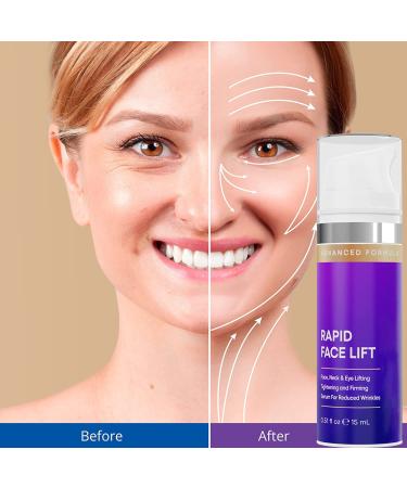2pc Instant Face Lift Cream for Men and Women - Reduce Crow's Feet, Dark Circles, Eye Bags & Wrinkles - Rapid Results for Eyes, Neck & Face - Buy Online on GoSupps.com