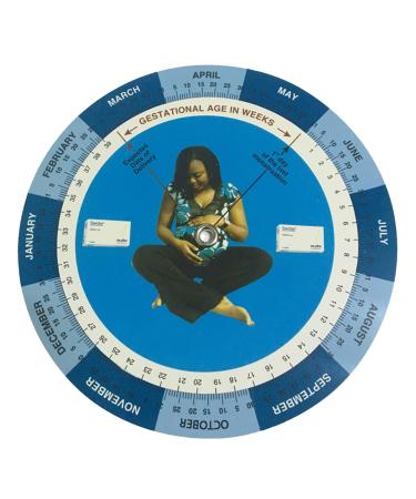 Homeriy 8pcs Pregnancy Wheel Pregnant Due Date Calculator for Pregnant Women/Healthcare Providers