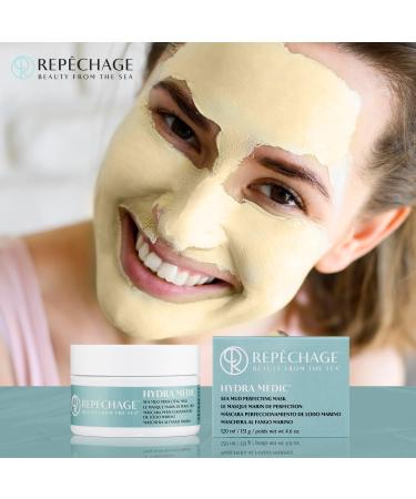 Repechage Sea Mud Mask - Deep Exfoliating Pore Cleanser for All Skin Types | 4 fl. oz. Acne Treatment for Brightening & Clarity - Buy Online on GoSupps.com