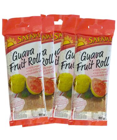 Safari Fruit Rolls Guava 80gram (3 Pack)