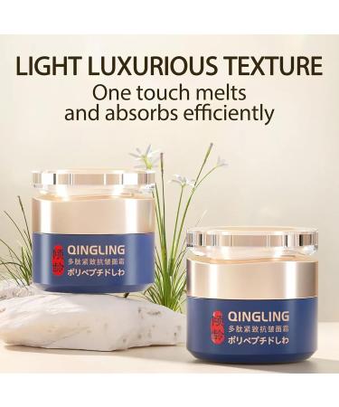 QINGLING Anti-Aging Face Cream | Peptide Firming & Wrinkle Removal Moisturizer for Youthful Skin - Buy Online on GoSupps.com