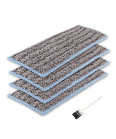 MXZONE Washable Wet Mopping Pads for iRobot Braava Jet m6 (6110) Series Reusable Mop Replacement Pads (4 Pack) Advanced