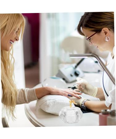 Tools Glass Nail Dish Cups Manicure Nail Dish Cup Nail Cup Dish for Acrylic Nails Round Nail Art Cup Nail Dish with Lids Nail Powder Holder Nail Dish Bowl With Cover Metal Wash Pen - Buy Online on GoSupps.com
