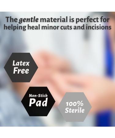 200 Sterile Butterfly Closure Bandage Strips - Hypoallergenic & Latex Free Adhesive Stitch Bandages for Skin Wounds - Individually Wrapped Non-Stick Pads - Buy Online on GoSupps.com