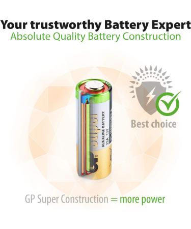 Gp Batteries 23ae-c5 High Voltage Super Alkaline Battery (strip Of Five) - Buy Online on GoSupps.com