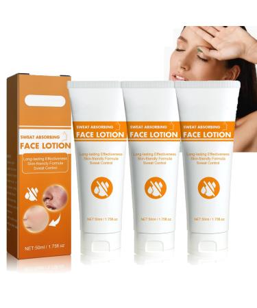 Orgrul Set of 3 antiperspirant lotions for the face forehead and scalp and facial oil control 50 ml