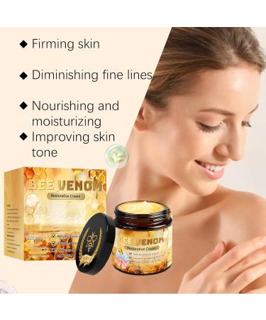  VKaoess Complete Anti-Aging Cream with Bee Venom - Intensive Firming and Hydrating Treatment for Face and Neck Moisturizing Lifting Cream for Wrinkle Reduction and Skin Restoration (2 BOXES) - Buy Online on GoSupps.com