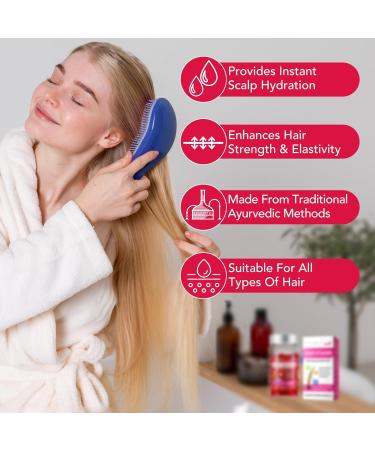 Hair Treatment Serum with Vitamins & Oils - Argan Macadamia Avocado | No-Rinse Hair Vitamins Capsules for Men & Women - Buy Online on GoSupps.com