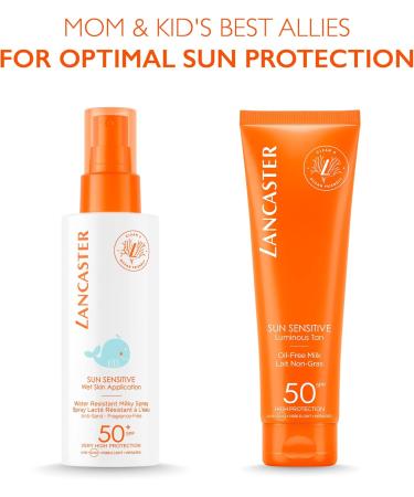 Lancaster Sun Sensitive Milky Spray For Kids SPF50 150ml | Children's Sunscreen For Body | Broad Spectrum Sun Protection - Buy Online on GoSupps.com